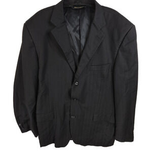 Prontomoda Blazer Suit Jacket Mens 44 Merino Wool Lana Lux Prefoma 2 Button